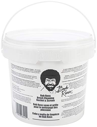 Bob Ross R6545 Secchio per Pulizia e Schermo, Colore: Bianco, Oroginal