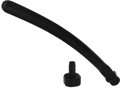 CleanStream Silicone Comfort Nozzle Shower Head Attachment – Flexible Shower Enema Douche for Men & Women – Fits Any CleanStream System – 10 Inch Silicone Shower Nozzle
