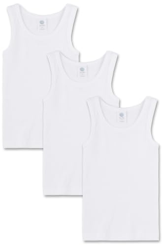Sanetta Jungen 333735 Unterhemd, Weiß, 164 EU