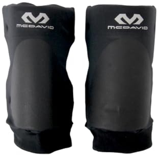McDavid Unisex Knie-Schützer Volley 646, Schwarz, L