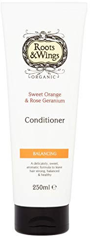 Roots & Wings Organic Balancing Sweet Orange and Rose Geranium Conditioner 250ml
