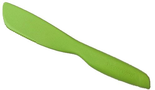 Tupperware Sandwich Spreader Cake Knife Serrated Green