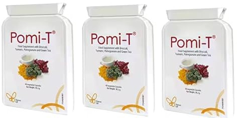 Pomi-T Polyphenol Food Supplement 60 Capsules (Pack of 3) by PomiT