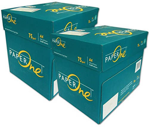 PAPEROne 5.000 Blatt DIN A4 Papier Markenpapier weiß Kopierpapier Druckerpapier Laserpapier Universalpapier