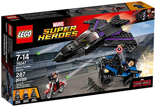 LEGO Super Heroes 76047 Captain America Civil War Black Panther Pursuit Playset