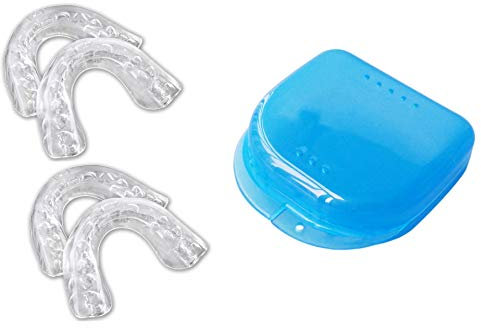 Whiter Smile Labs Teeth Whitening Trays - BPA Free, Thin Moldable Mouth Tray Fits Perfectly to Each Tooth - 4 Trays