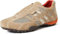Geox Uomo Snake L, Zapatillas para Hombre, Beige (Beige/Dk Orange), 44 EU