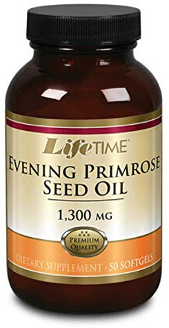 LIFETIME Evening Primrose Oil, Softgel (Btl-Glass) 1300mg | 50ct