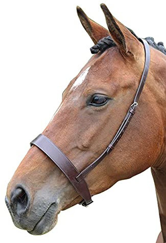 Shires Blenheim Cavesson Noseband-Havanna Full