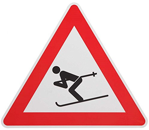 ORIGINAL Verkehrsschild 101 Skiabfahrt Skifahrer Unfallgefahr Verkehrszeichen Schild Skiabfahrtschild Skilift Alpinskipiste Hinweisschild Warnschild Skischild Skifahrerschild Schilder Gefahrenstelle