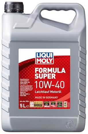 Motoröl LIQUI MOLY 7721 Formula Super 10W-40 Leichtlaufmotoröl Kanister 5 Liter