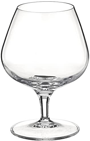 Luigi Bormioli, Bicchieri da Cognac Napoleon Michelangelo Masterpiece, 39,5 cl, 4 pz., in Confezione Regalo