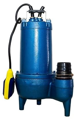 Omnigena - Pompa sommersa per funzionamento continuo 370 W, 400 l/min, altezza massima 7,5 m, profondità massima 10 m, ghisa, con interruttore a galleggiante