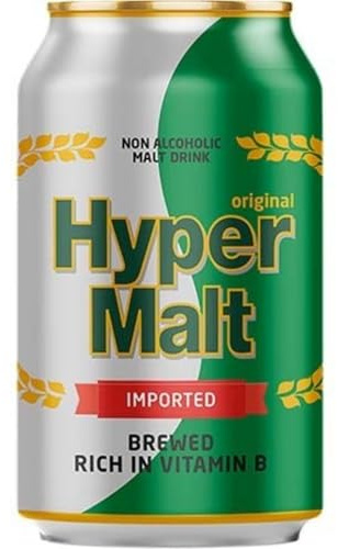 HYPER MALT - Bevanda al malto in lattina - Confezione da 24 (330 ml)