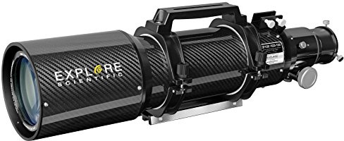 Explore Scientific ED APO 102mm f/7 FCD-100 CF HEX Achromatische Teleskop Linse 20 bi Vergrößerung