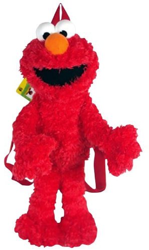 Sesamsstraße Elmo Plüsch Rucksack 43cm