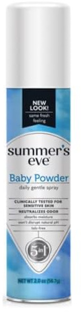 SUMMER'S EVE Feminine Deodorant Spray-Baby Powder-2 oz (Pack of 1)