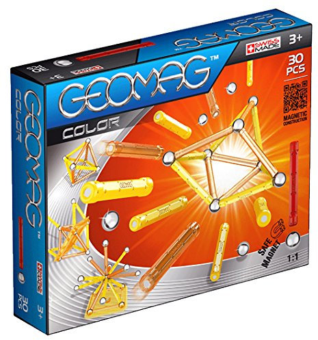 Geomag, Classic Color, 251, Magnetkonstruktionen und Lernspiele, 30-teilig