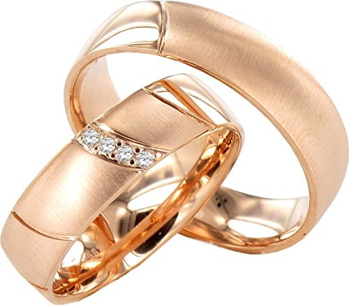 2 Hearts Collection JC TRAURINGE 375er EHERINGE 9 KARAT ROTGOLD J143