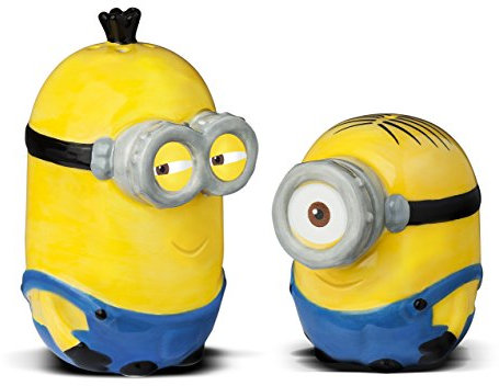 Minions MNS30 - Salero y pimentero, diseño Stuart & Kevin
