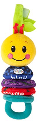 Baby Einstein,Raupe Stoffspielzeug für den Kinderwagen, spielt Musik, ideal für unterwegs oder zum Anbringen an das Bett