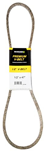 MAXPOWER | Courroies 347490, renforcé au kevlar, 1/2'' x 47'' - 4L470 - longueur extérieure L(a) 1200 mm