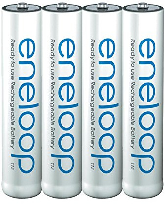 Panasonic AAA BK-4MCCE Eneloop – vorgeladen - sehr geringe Entladung LSD - 2100 Zyklen – 4 Stück