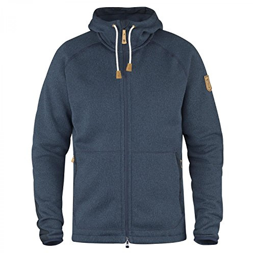 Fjällräven Övik fleece huvtröja för män fleecejacka, män, Övik fleece huvtröja Marinblått Xsp S