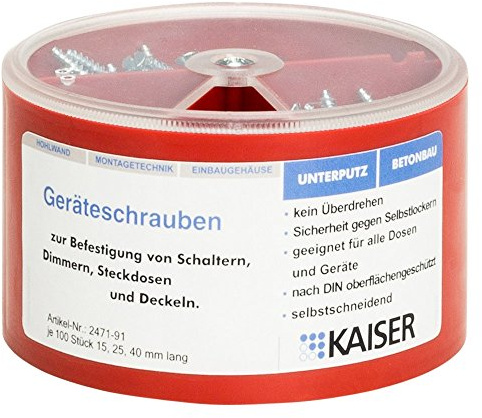Kaiser Schrauben-Box 2471-91 (1er)