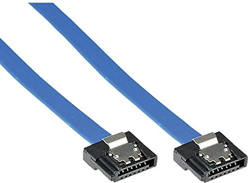 InLine 27703K SATA 6Gb/s Anschlusskabel klein, mit Sicherheitslasche, 0,3m