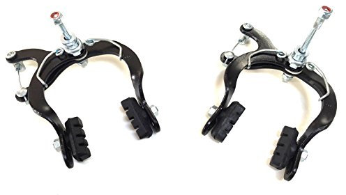 eRadius Old School Caliper Brake Bicycle Mountain Caliper Brake Set Black BMX MTB Bikes