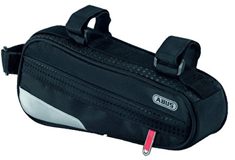 ABUS Fahrradtasche Oryde ST 2200 - Rahmentasche mit Klettbandverschluss - 255 mm x 50 mm - 1,2 Liter Fassungsvermögen, Schwarz