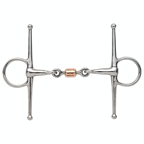 Volltrense mit Kupfer-Mittelstück und Rollen an den Backen, S/STEEL