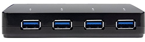 StarTech Hub USB 3.0 4 Ports 5Gbps, Port Charge Rapide 2,4A (ST53004U1C) | Station d'accueil, dock, Concentrateur, Station de charge, Smartphone