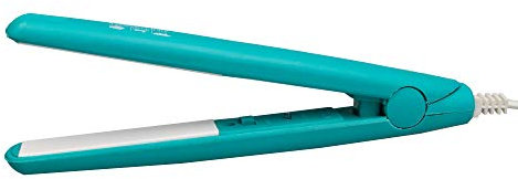Gone Travelling Hair Straighteners with Rounded Edges for Curling - Mini Travel Hair Straightners with Flat Ceramic Plates - Constant Even Temperature Control Iron Crimpers