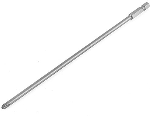 sourcing map Embout de Tournevis Queue hexagonale 1/4 | 4,5Mm phillips cruciforme PH2 magnétique Longueur 200mm