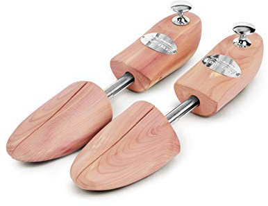 Schlesinger - Premium Schuhspanner aus edlem Zedernholz für Damenschuhe und Sneaker. Modell Königin. Größe 38/39. Silber Knauf.