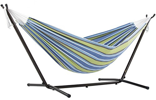 DOUBLE COTTON HAMMOCK WITH STAND (250 CM) - OASIS