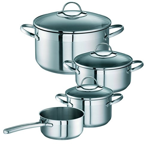 Rohe Germany 252021-04 Merana Allround-Set Topfset, 4-teilig, Edelstahl