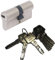 ABUS EC550 Double Cylindre du profil Longueur (a/b) 40/40mm (c=80mm) avec 8 Clés