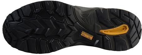 DEWALT Men's Cutter Safety Trainers 200J Steel Toe Cap SB SRA Safety Rating Black and Grey Size 11 UK