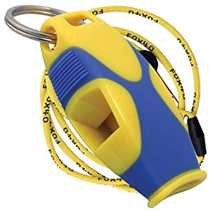 Fox 40 Sharx Pfeife, Gelb/Blau