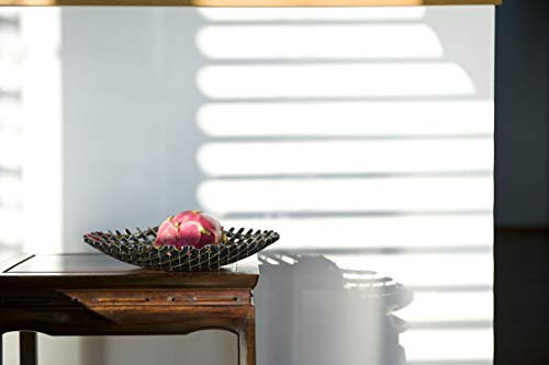 Philippi 176002 Grid Fruchtschale, Edelstahl, Silber, 50 x 50 x 8 cm, 1 Einheiten