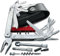 Victorinox Schweizer Taschenmesser Swiss Tool X Plus Ratchet, 40 Funktionen, Multitool inkl. Kombi-Spitzzange, Feststellklinge, Silber