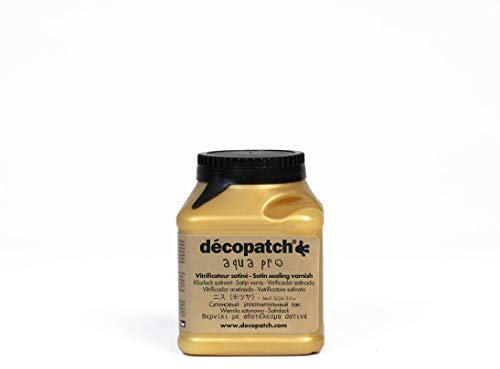 Décopatch VA180AO - Un pot de Vernis vitrificateur aquapro 180 ml, aspect Satiné
