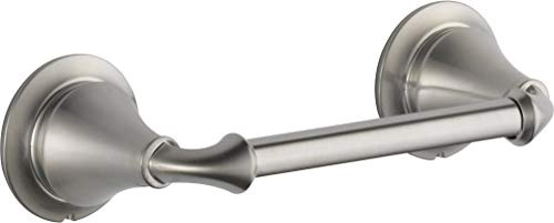 DELTA Faucet Bathroom Accessories 79450-SS Linden Pivoting Toilet Paper Holder, Brilliance Stainless Steel, 12 x 6 x 5 Inches