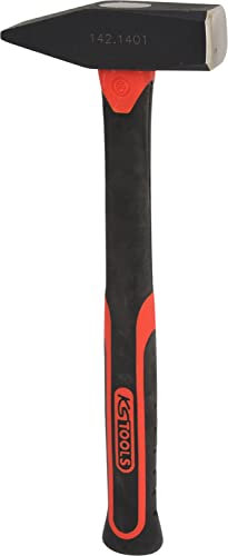KS Tools 142.1401 Marteau de mécanicien Manche fibre 1 kg
