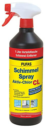 Pufas Schimmelspray 1 Liter vernichtet Pilze, Moos, Schimmel, Bakterien und Algen
