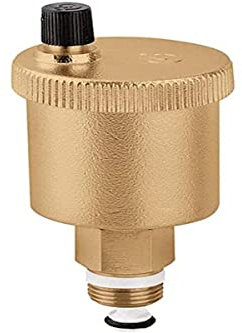 Caleffi - Sfiato automatico a rilascio rapido, Minical da 1/2, con valvola di chiusura automatica 502140