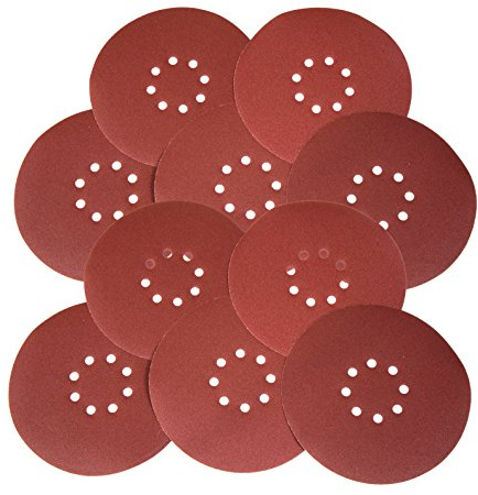 WEN 6369SP80 Trockenbauschleifer, Körnung 80, Haken- und Schleifpapier, 22,9 cm, 10 Stück